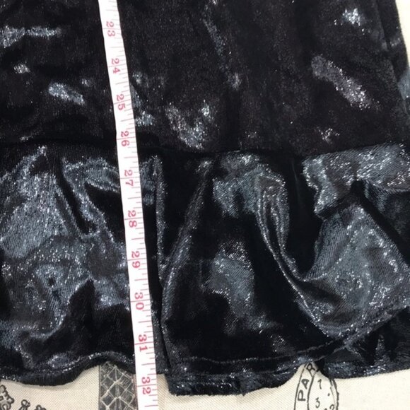 Leyden Shimmery Ruffle-Hem Dress - Picture 12 of 12